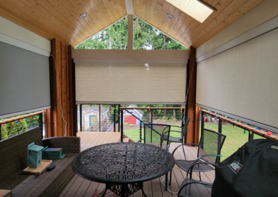templar screens hald retracted in outdoor living space